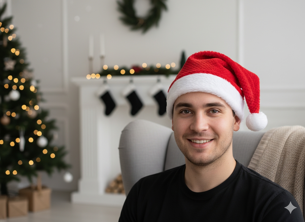 Kalėdų Senelio kepurių rinkinys, 12 vnt. kaina internetu