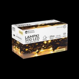 LED girlianda, 500 LED, 28 m, šiltai balta kaina internetu
