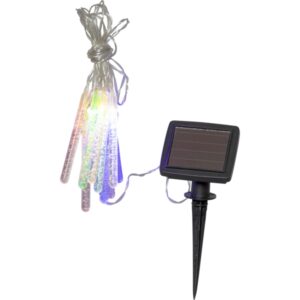 saulės energijos LED girlianda „bubbly“, 10 LED, 180 cm, įvairiaspalvė kaina internetu