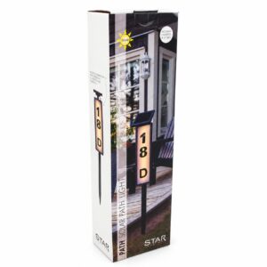 Saulės šviestuvas su namo numeriu kaina internetu