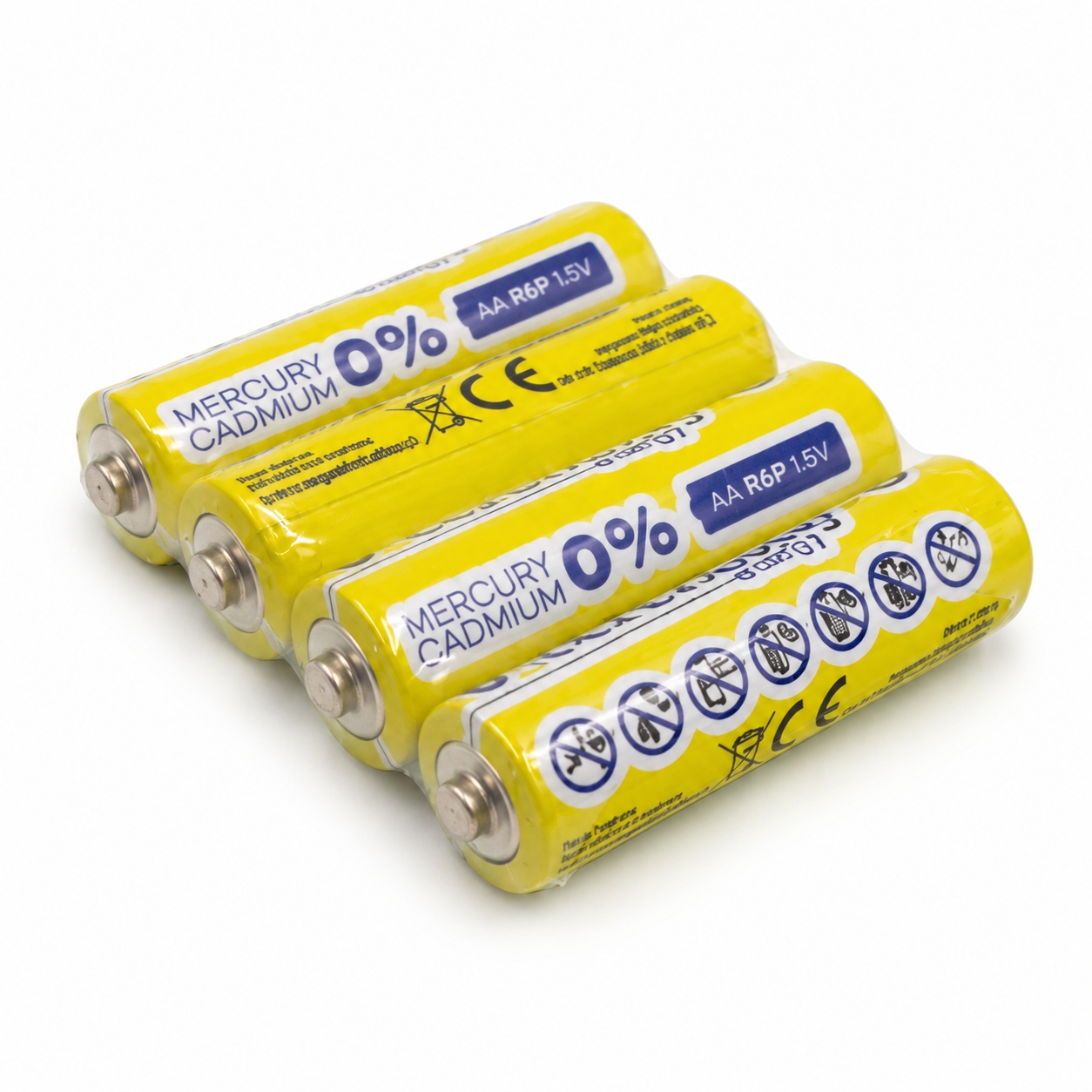 AA baterijos R6P, 1,5 V, 4 vnt. kaina internetu