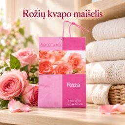 rožių kvapo maišelis „Aroma family“ kaina internetu
