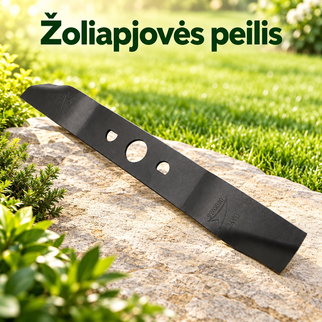 žoliapjovės peilis, 30 × 3,5 cm kaina internetu